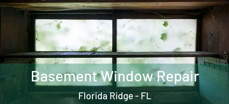  Basement Window Repair Florida Ridge - FL