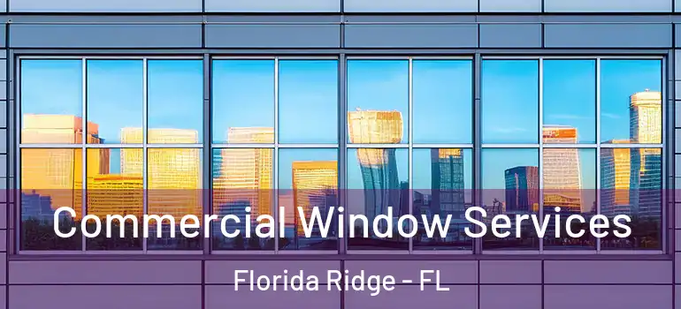  Commercial Window Services Florida Ridge - FL