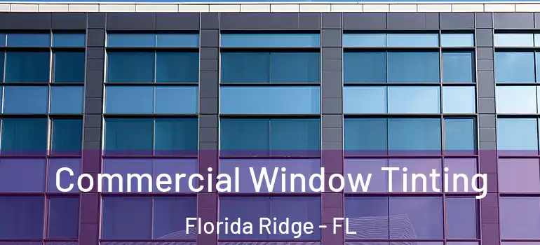  Commercial Window Tinting Florida Ridge - FL