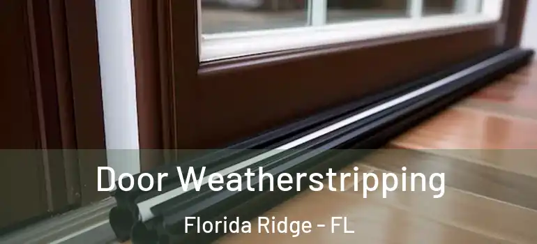  Door Weatherstripping Florida Ridge - FL
