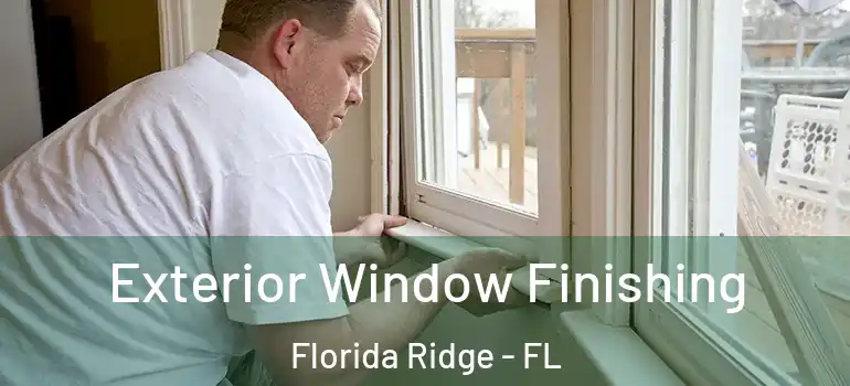  Exterior Window Finishing Florida Ridge - FL