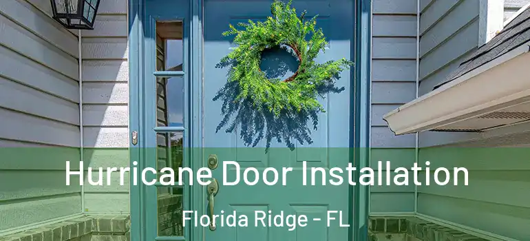  Hurricane Door Installation Florida Ridge - FL