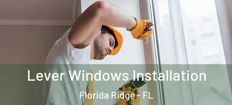  Lever Windows Installation Florida Ridge - FL