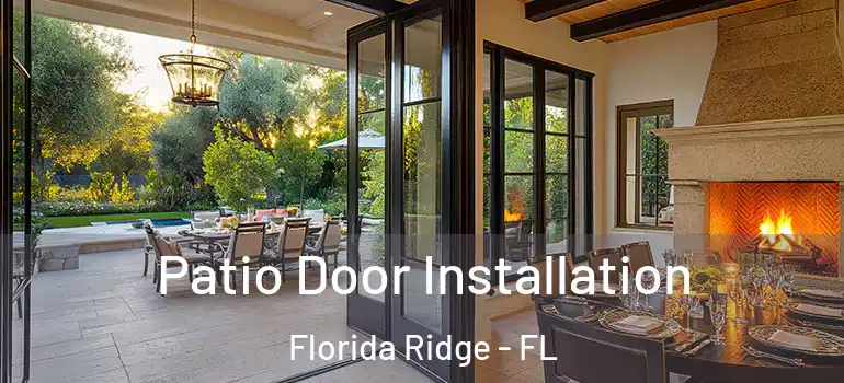  Patio Door Installation Florida Ridge - FL