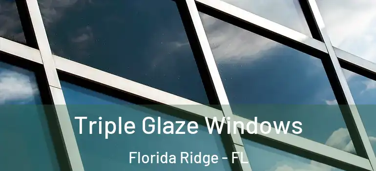  Triple Glaze Windows Florida Ridge - FL