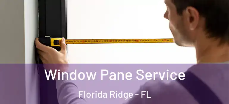  Window Pane Service Florida Ridge - FL